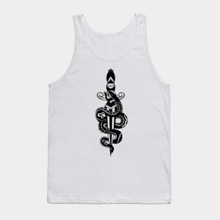 old school snake tattoo Tank Top